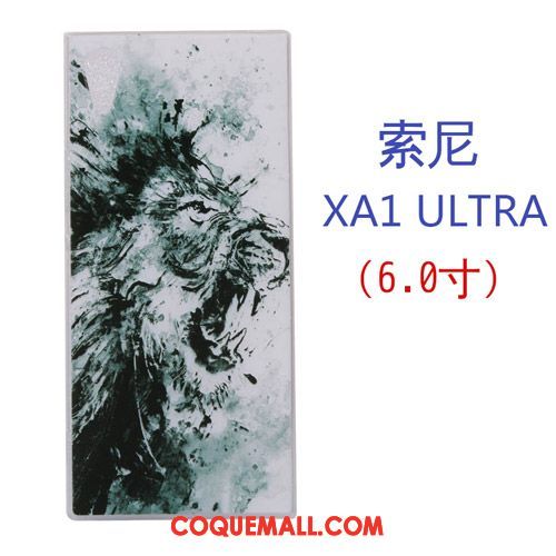 Étui Sony Xperia Xa1 Ultra Créatif Fluide Doux Violet, Coque Sony Xperia Xa1 Ultra Dessin Animé Téléphone Portable