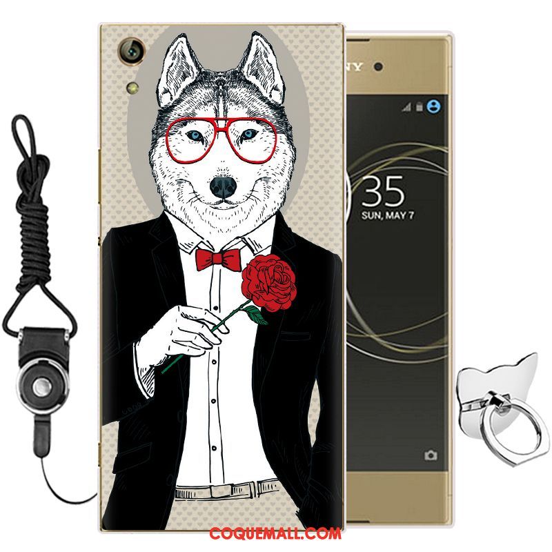 Étui Sony Xperia Xa1 Ultra Fluide Doux Dessin Animé Silicone, Coque Sony Xperia Xa1 Ultra Violet Téléphone Portable