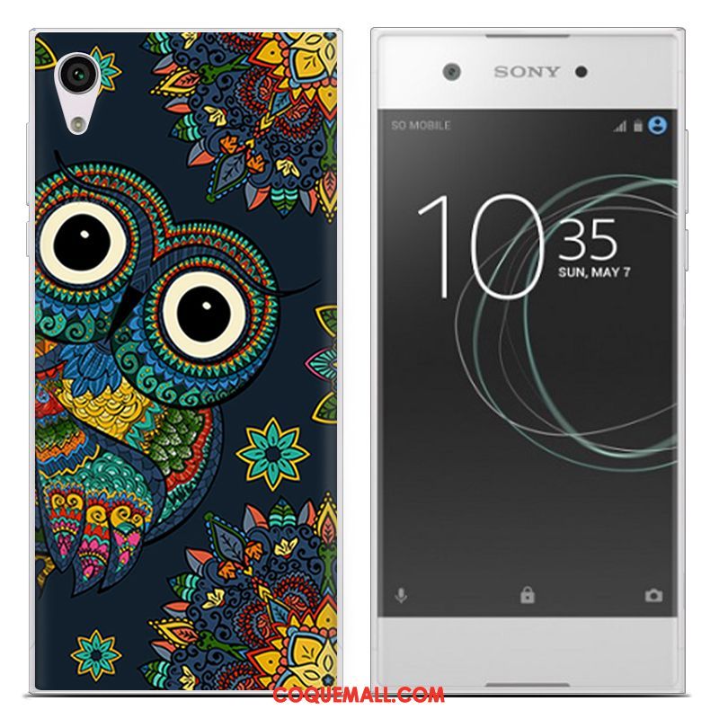 Étui Sony Xperia Xa1 Ultra Noir Personnalité Protection, Coque Sony Xperia Xa1 Ultra Dessin Animé Téléphone Portable