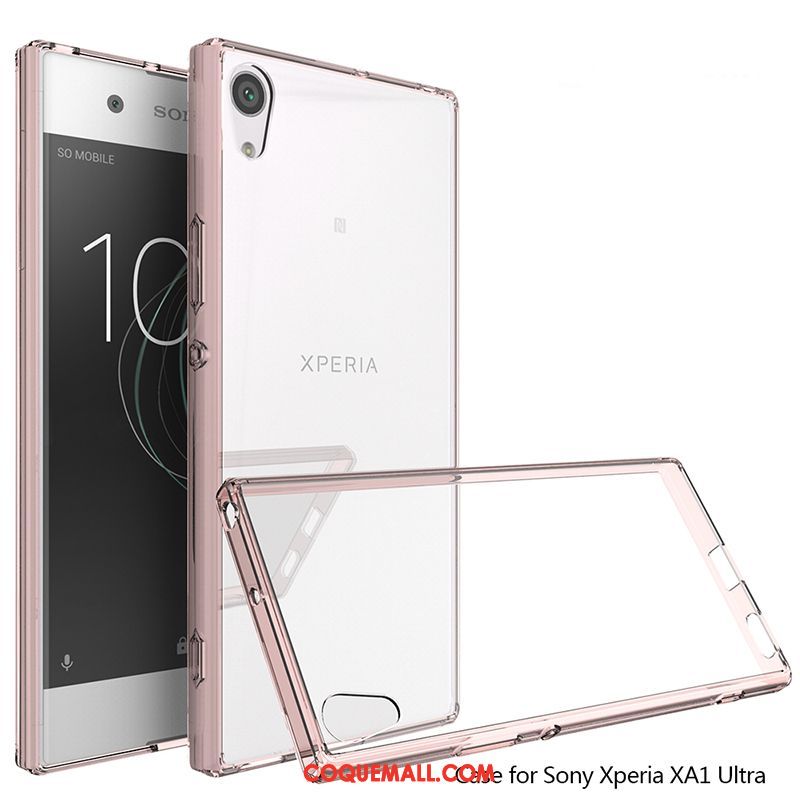Étui Sony Xperia Xa1 Ultra Protection Fluide Doux Transparent, Coque Sony Xperia Xa1 Ultra Téléphone Portable Difficile