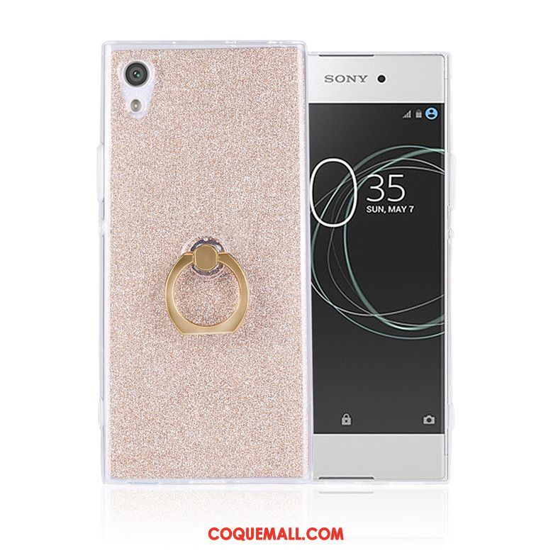 Étui Sony Xperia Xa1 Ultra Support Silicone Protection, Coque Sony Xperia Xa1 Ultra Rose Tout Compris