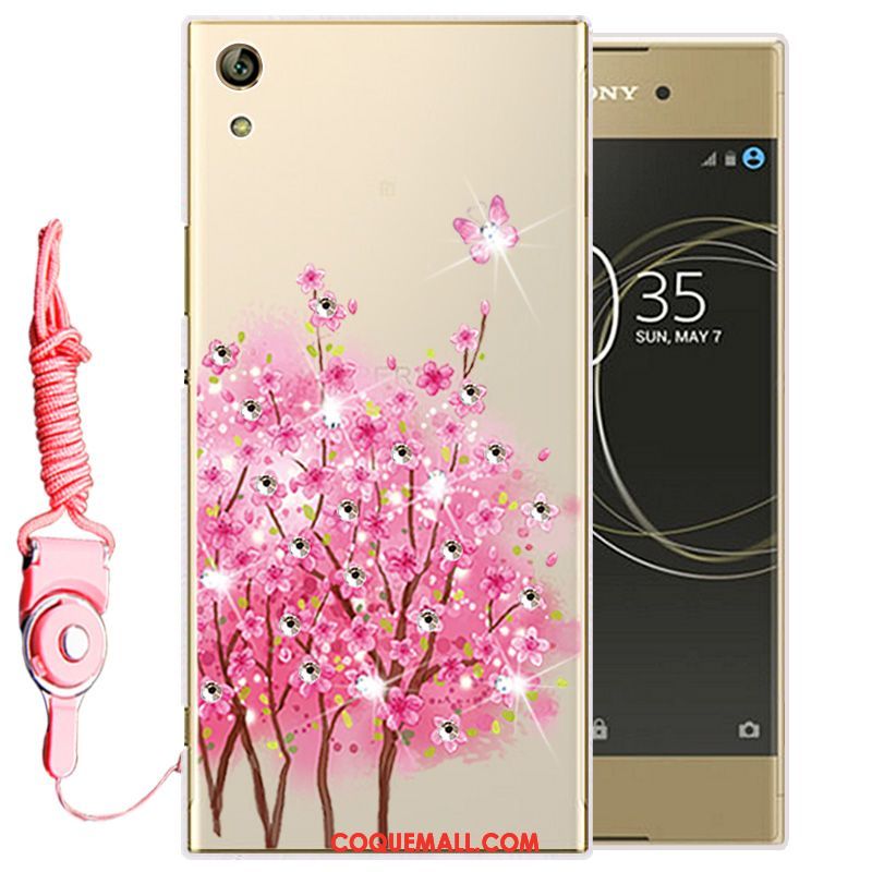 Étui Sony Xperia Xa1 Ultra Téléphone Portable Rose Silicone, Coque Sony Xperia Xa1 Ultra Protection