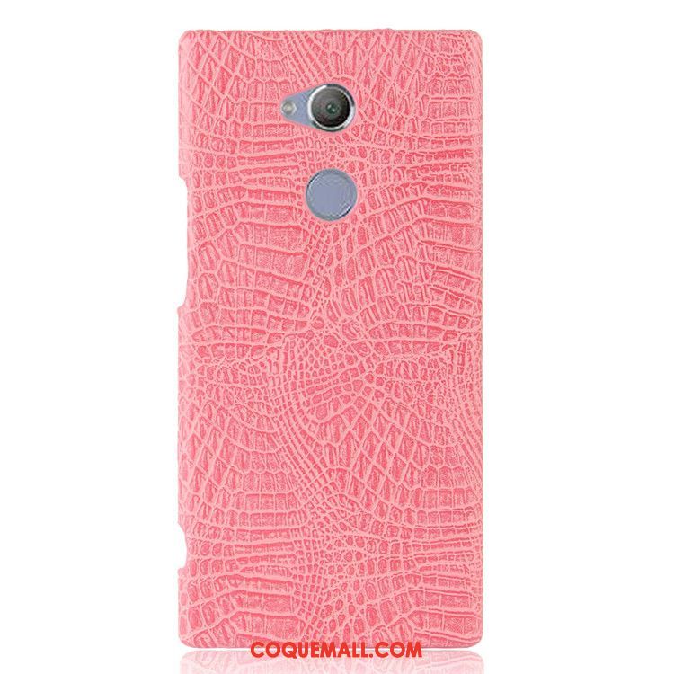 Étui Sony Xperia Xa2 Crocodile Modèle Noir Téléphone Portable, Coque Sony Xperia Xa2 Difficile Vintage