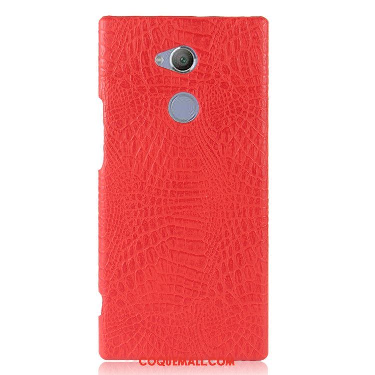 Étui Sony Xperia Xa2 Crocodile Modèle Noir Téléphone Portable, Coque Sony Xperia Xa2 Difficile Vintage