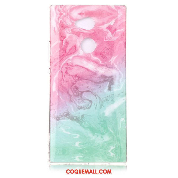 Étui Sony Xperia Xa2 Noir Pu Peinture, Coque Sony Xperia Xa2 Grand Protection