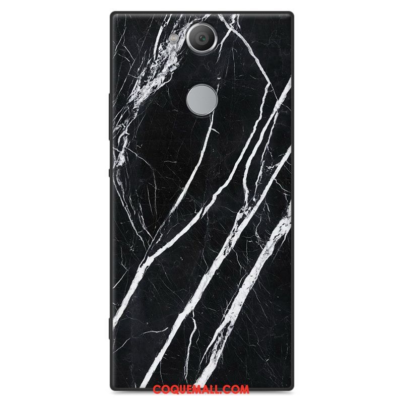 Étui Sony Xperia Xa2 Plus Bois Fluide Doux Protection, Coque Sony Xperia Xa2 Plus Simple Créatif Braun