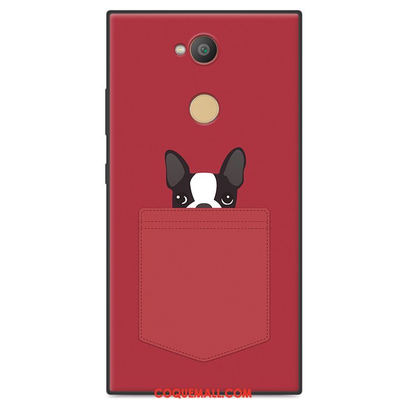 Étui Sony Xperia Xa2 Plus Téléphone Portable Silicone Incassable, Coque Sony Xperia Xa2 Plus Protection Bleu Marin