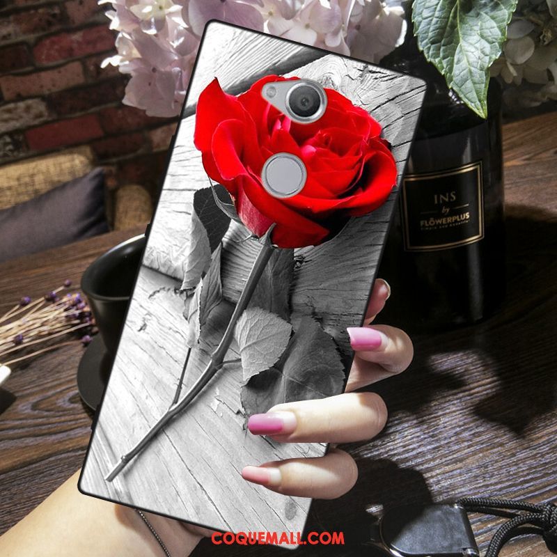 Étui Sony Xperia Xa2 Téléphone Portable Rose Tendance, Coque Sony Xperia Xa2 Tout Compris Incassable