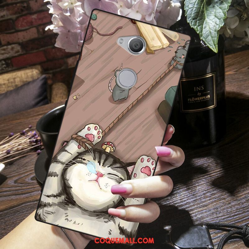 Étui Sony Xperia Xa2 Téléphone Portable Rose Tendance, Coque Sony Xperia Xa2 Tout Compris Incassable