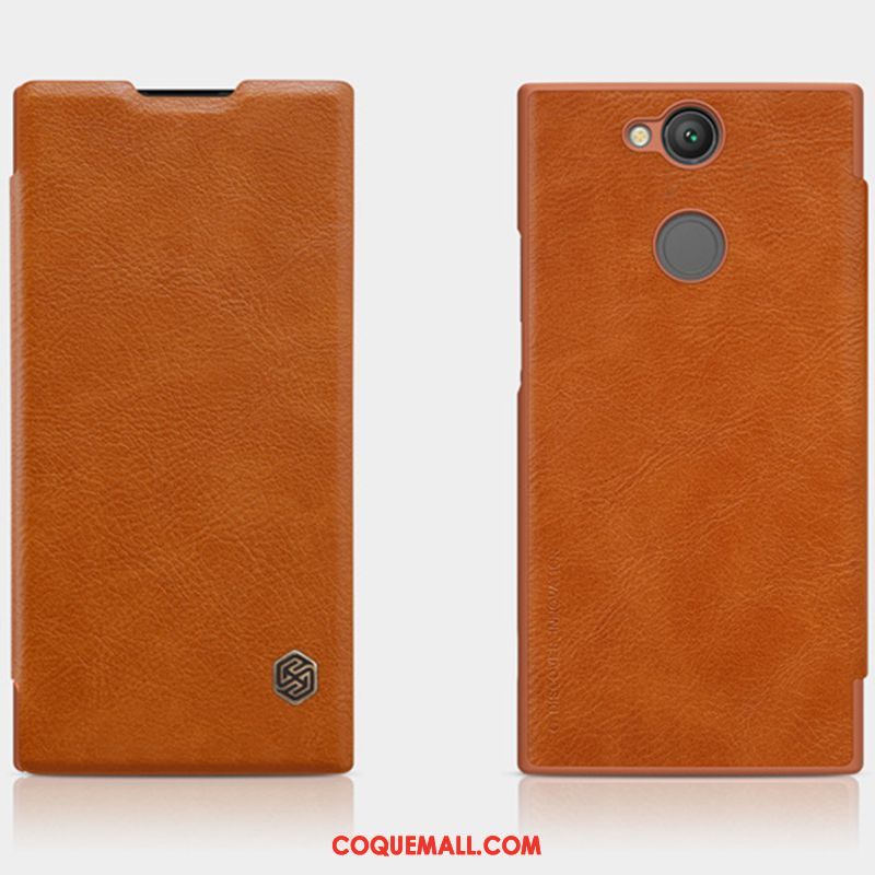 Étui Sony Xperia Xa2 Ultra Noir Téléphone Portable Business, Coque Sony Xperia Xa2 Ultra Or Étui En Cuir