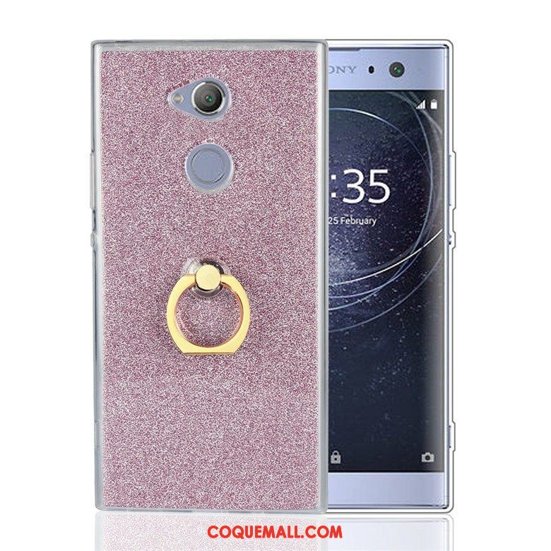 Étui Sony Xperia Xa2 Ultra Téléphone Portable Protection Support, Coque Sony Xperia Xa2 Ultra Fluide Doux Anneau