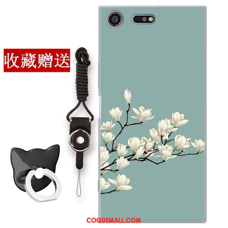 Étui Sony Xperia Xz Premium Bleu Vent Téléphone Portable, Coque Sony Xperia Xz Premium Art Incassable