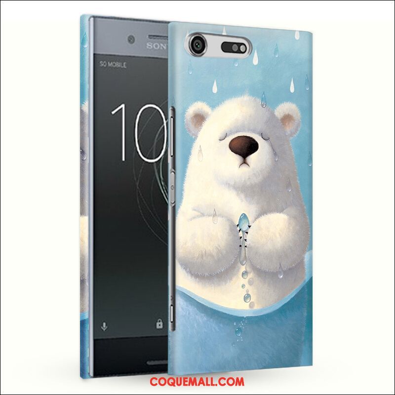 Étui Sony Xperia Xz Premium Chat Noir Soie, Coque Sony Xperia Xz Premium Téléphone Portable Dessin Animé