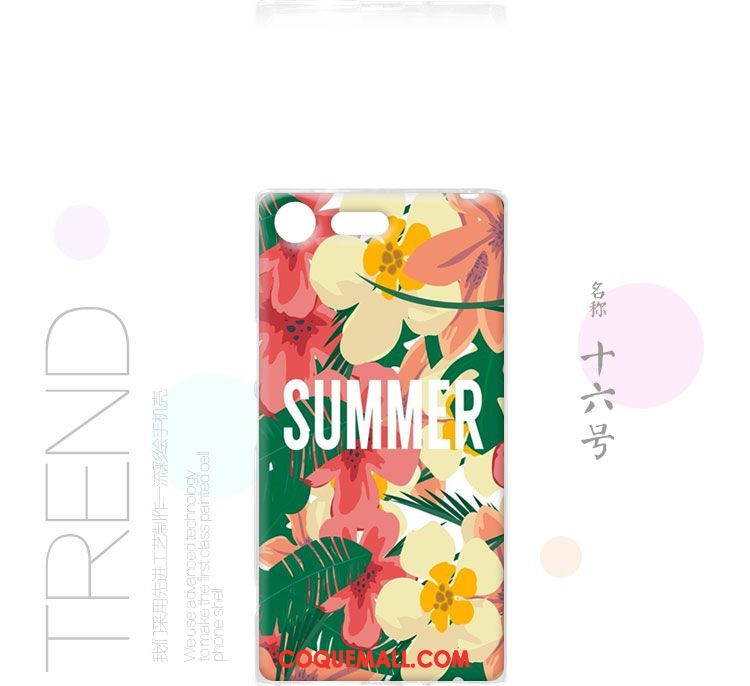 Étui Sony Xperia Xz Premium Dessin Animé Fluide Doux Noir, Coque Sony Xperia Xz Premium Protection Peinture