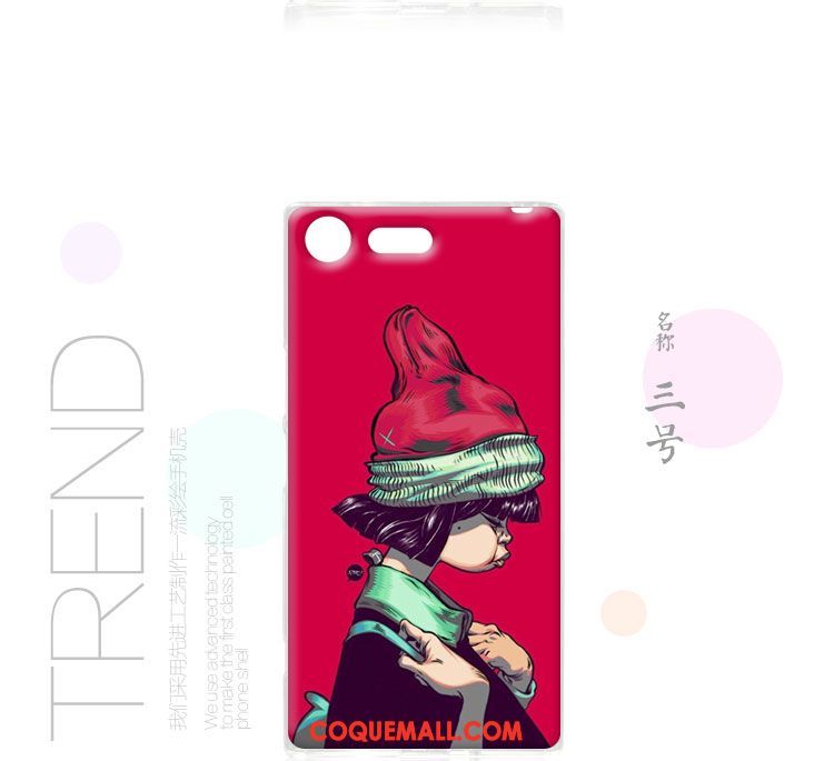 Étui Sony Xperia Xz Premium Dessin Animé Fluide Doux Noir, Coque Sony Xperia Xz Premium Protection Peinture