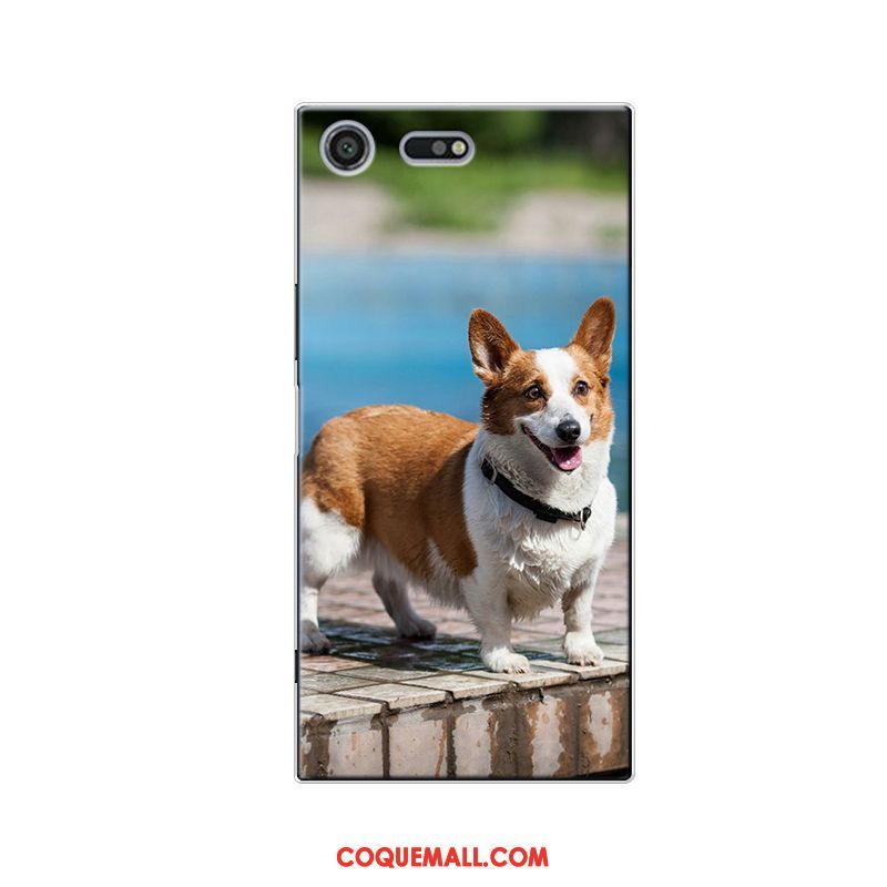 Étui Sony Xperia Xz Premium Dessin Animé Protection Téléphone Portable, Coque Sony Xperia Xz Premium Chiens Personnalisé