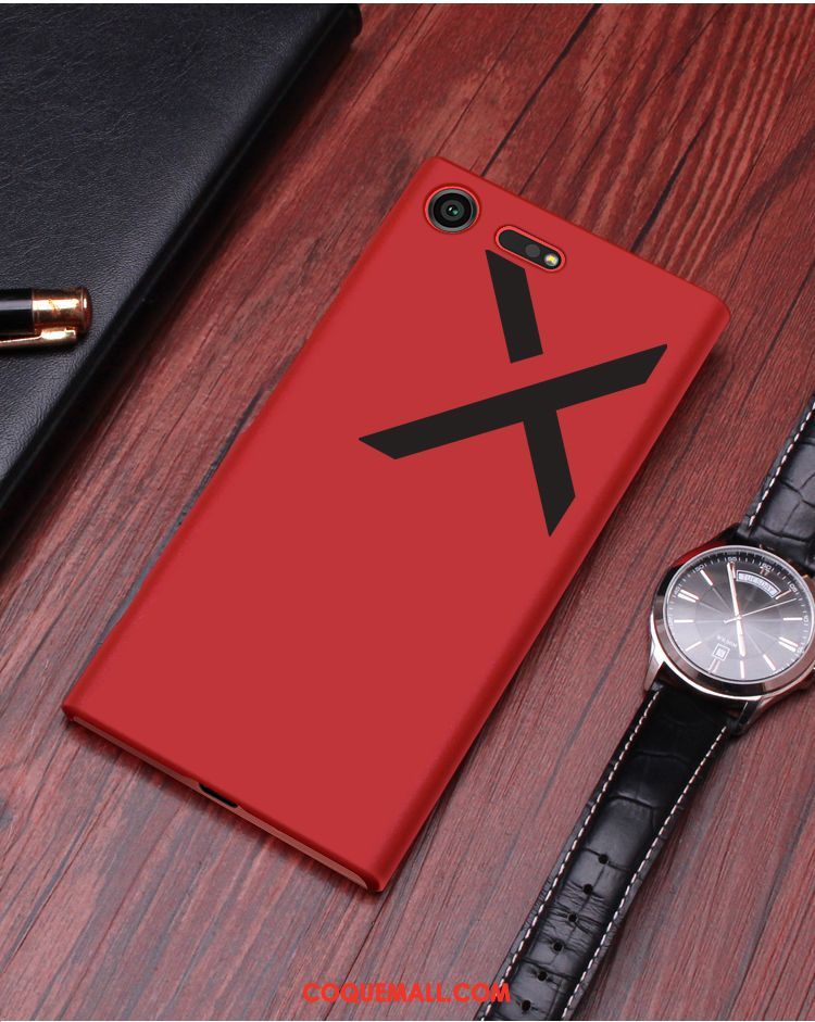 Étui Sony Xperia Xz Premium Incassable Très Mince Protection, Coque Sony Xperia Xz Premium Téléphone Portable Rouge