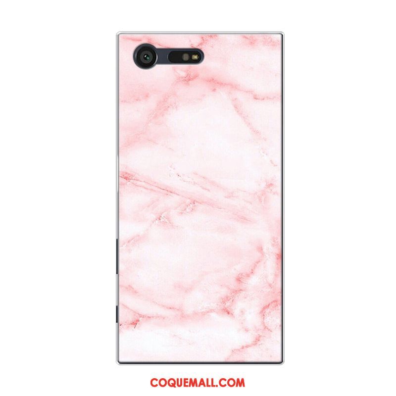 Étui Sony Xperia Xz Premium Simple Rose Fluide Doux, Coque Sony Xperia Xz Premium Téléphone Portable Tout Compris