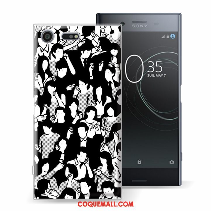 Étui Sony Xperia Xz Premium Téléphone Portable Amoureux Rue, Coque Sony Xperia Xz Premium Noir