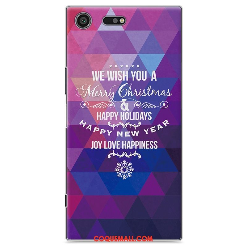 Étui Sony Xperia Xz Premium Téléphone Portable Créatif Protection, Coque Sony Xperia Xz Premium Personnalité Violet