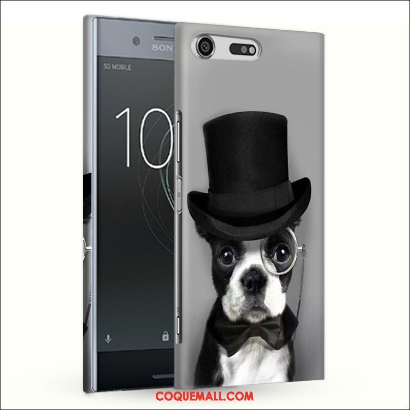 Étui Sony Xperia Xz Premium Téléphone Portable Difficile Chiens, Coque Sony Xperia Xz Premium Chat Bleu