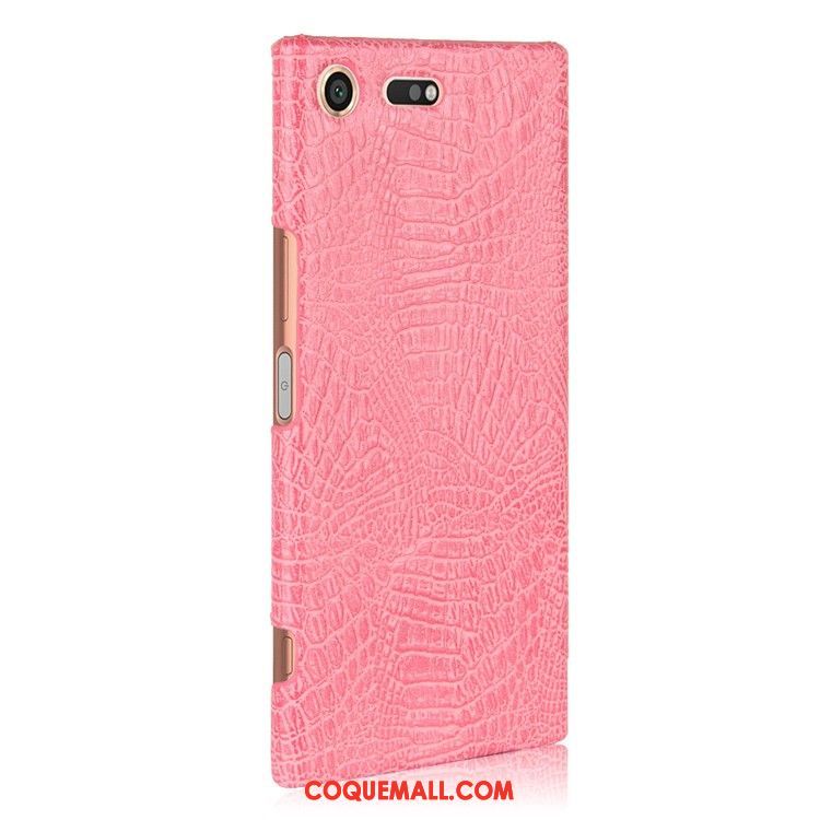 Étui Sony Xperia Xz Premium Téléphone Portable Difficile Noir, Coque Sony Xperia Xz Premium Crocodile Modèle Protection