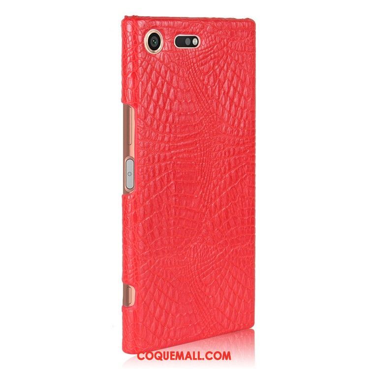 Étui Sony Xperia Xz Premium Téléphone Portable Difficile Noir, Coque Sony Xperia Xz Premium Crocodile Modèle Protection