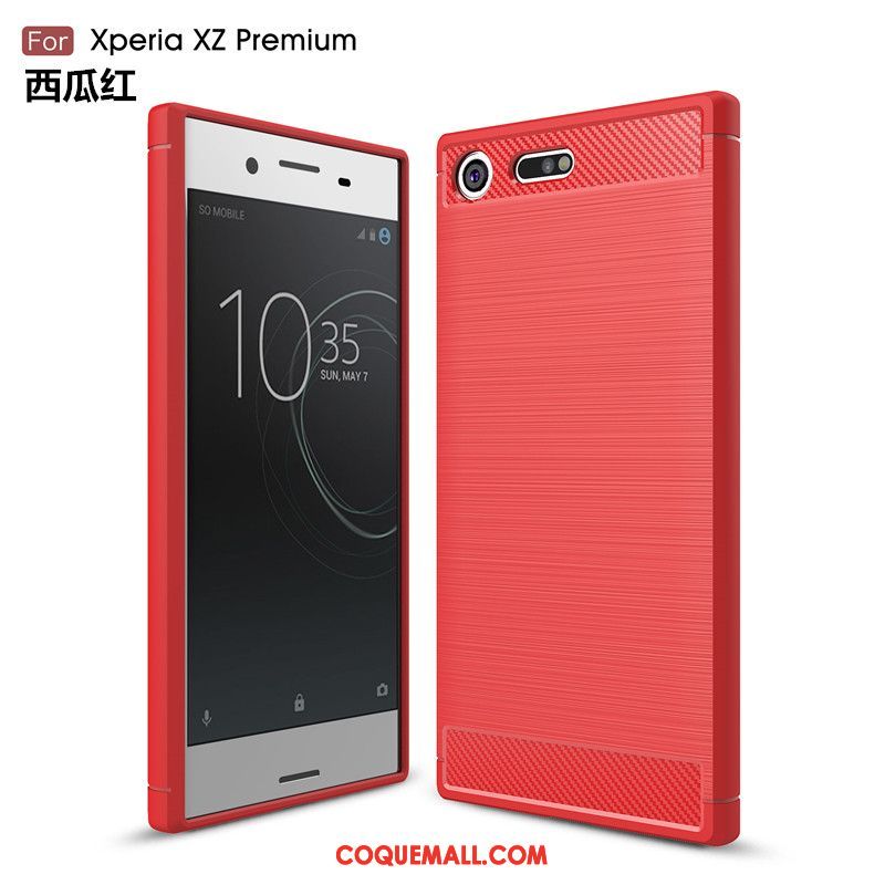 Étui Sony Xperia Xz Premium Téléphone Portable Fluide Doux Silicone, Coque Sony Xperia Xz Premium Incassable Protection