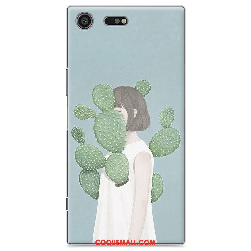 Étui Sony Xperia Xz Premium Téléphone Portable Frais Peinture, Coque Sony Xperia Xz Premium Rouge Protection