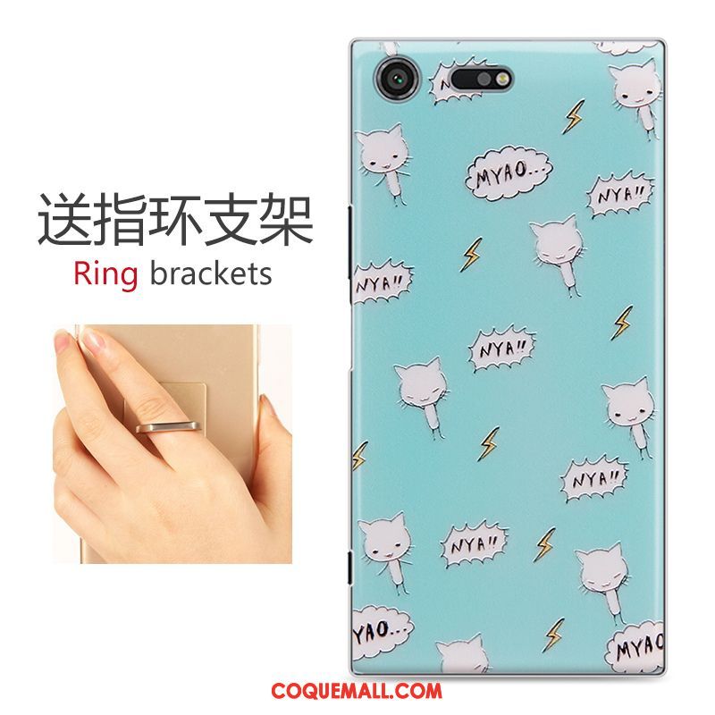 Étui Sony Xperia Xz Premium Téléphone Portable Rose Dessin Animé, Coque Sony Xperia Xz Premium Difficile Protection