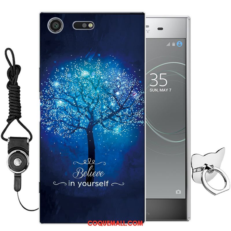 Étui Sony Xperia Xz Premium Vert Fluide Doux Tout Compris, Coque Sony Xperia Xz Premium Téléphone Portable Dessin Animé