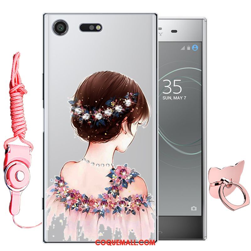 Étui Sony Xperia Xz Premium Vert Fluide Doux Tout Compris, Coque Sony Xperia Xz Premium Téléphone Portable Dessin Animé