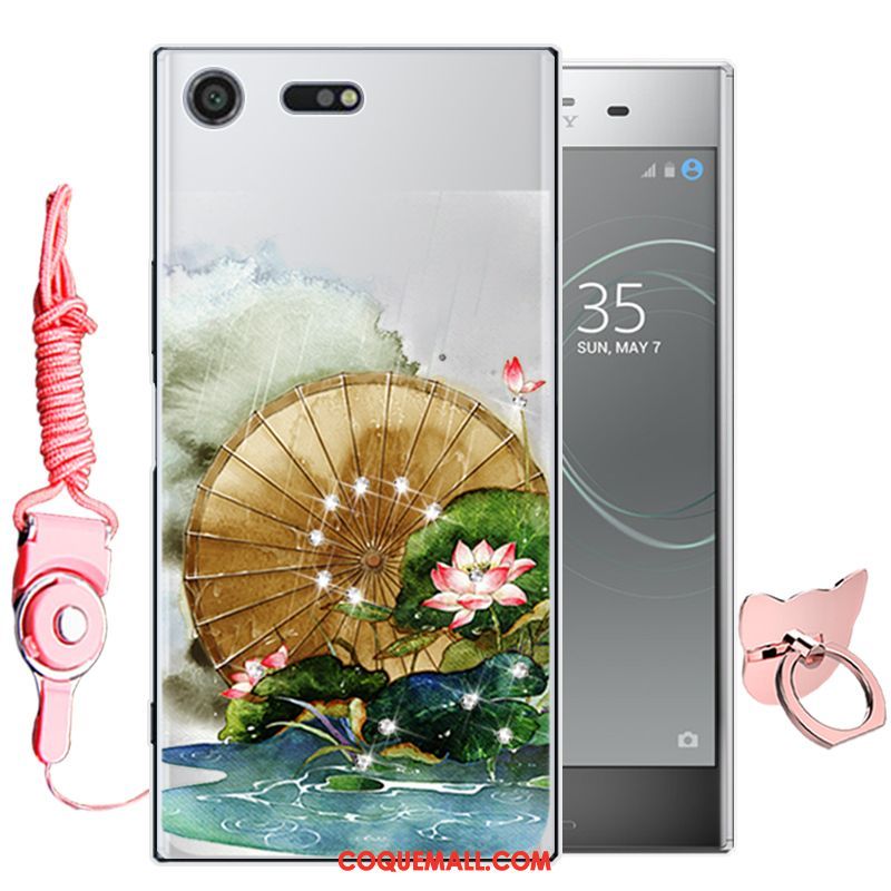 Étui Sony Xperia Xz Premium Vert Fluide Doux Tout Compris, Coque Sony Xperia Xz Premium Téléphone Portable Dessin Animé