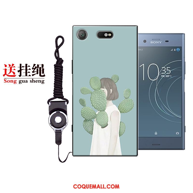 Étui Sony Xperia Xz1 Compact Dessin Animé Tout Compris Fluide Doux, Coque Sony Xperia Xz1 Compact Silicone Créatif