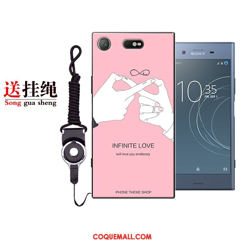 Étui Sony Xperia Xz1 Compact Dessin Animé Tout Compris Fluide Doux, Coque Sony Xperia Xz1 Compact Silicone Créatif