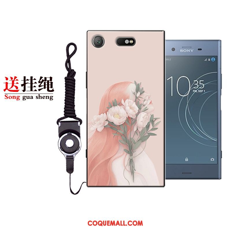 Étui Sony Xperia Xz1 Compact Dessin Animé Tout Compris Fluide Doux, Coque Sony Xperia Xz1 Compact Silicone Créatif