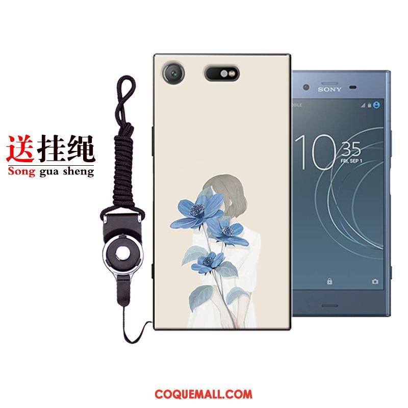 Étui Sony Xperia Xz1 Compact Dessin Animé Tout Compris Fluide Doux, Coque Sony Xperia Xz1 Compact Silicone Créatif