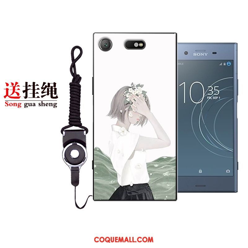 Étui Sony Xperia Xz1 Compact Dessin Animé Tout Compris Fluide Doux, Coque Sony Xperia Xz1 Compact Silicone Créatif