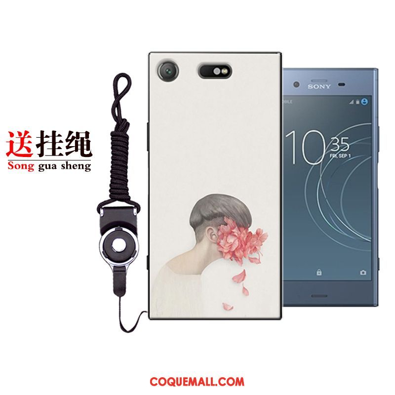 Étui Sony Xperia Xz1 Compact Dessin Animé Tout Compris Fluide Doux, Coque Sony Xperia Xz1 Compact Silicone Créatif