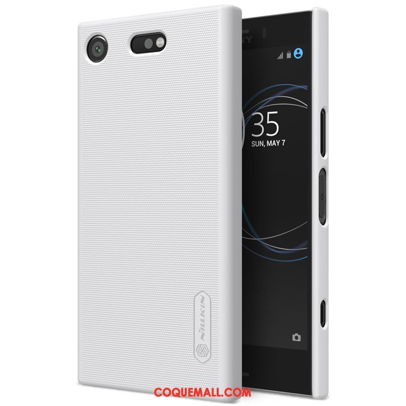 Étui Sony Xperia Xz1 Compact Protection Rouge Incassable, Coque Sony Xperia Xz1 Compact Or Délavé En Daim