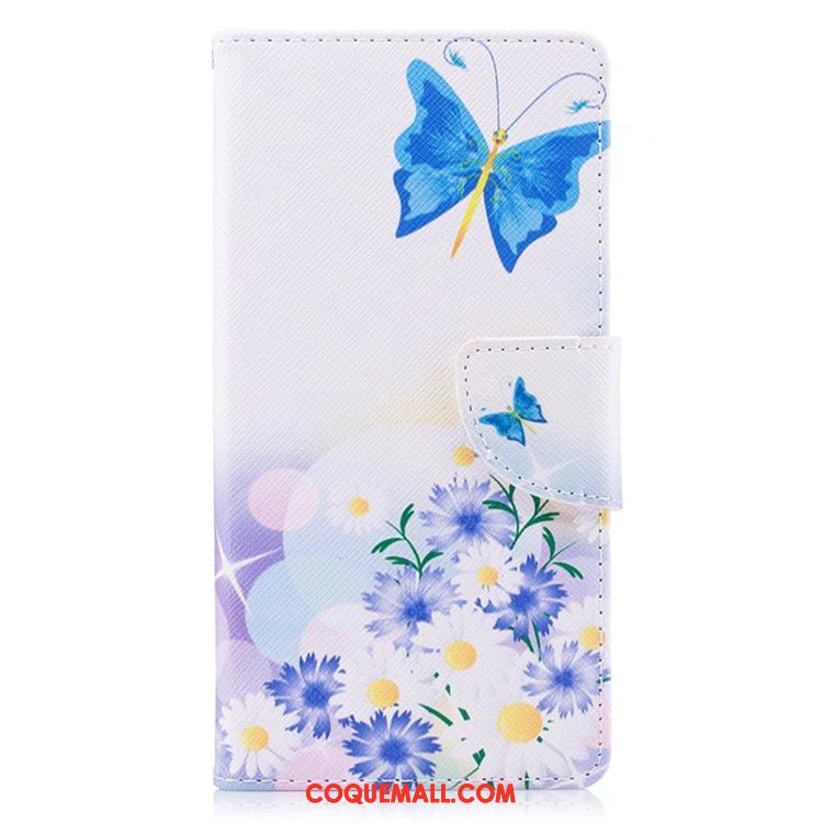 Étui Sony Xperia Xz1 Compact Tendance Dessin Animé Peinture, Coque Sony Xperia Xz1 Compact Gaufrage Rose