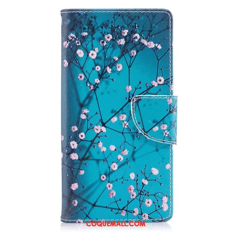 Étui Sony Xperia Xz1 Compact Tendance Dessin Animé Peinture, Coque Sony Xperia Xz1 Compact Gaufrage Rose