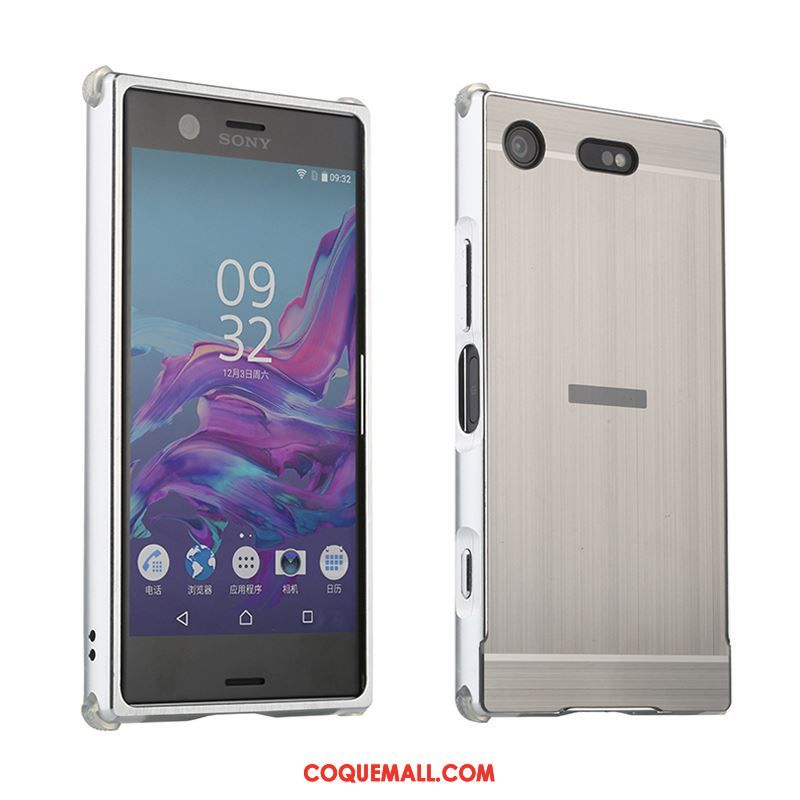 Étui Sony Xperia Xz1 Compact Tendance Métal Difficile, Coque Sony Xperia Xz1 Compact Téléphone Portable Border