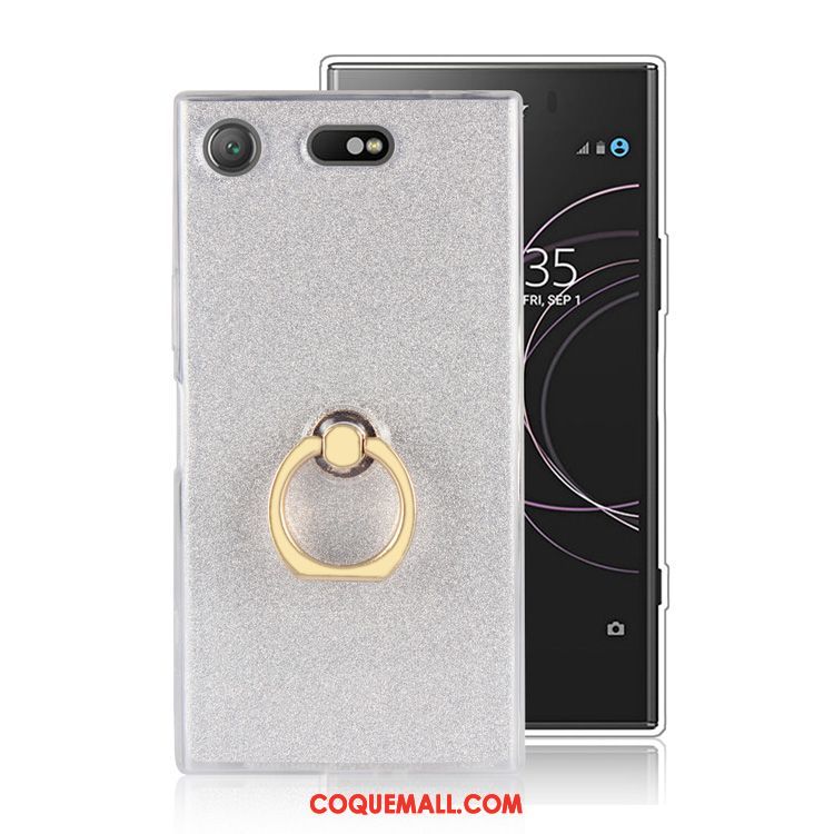 Étui Sony Xperia Xz1 Compact Téléphone Portable Incassable Rose, Coque Sony Xperia Xz1 Compact Noir Silicone