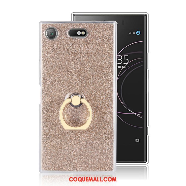 Étui Sony Xperia Xz1 Compact Téléphone Portable Incassable Rose, Coque Sony Xperia Xz1 Compact Noir Silicone