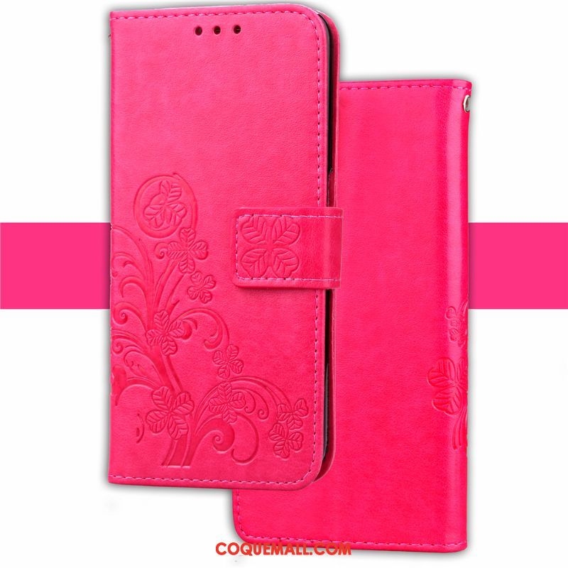 Étui Sony Xperia Xz1 Portefeuille Bleu Étui En Cuir, Coque Sony Xperia Xz1 Protection Téléphone Portable