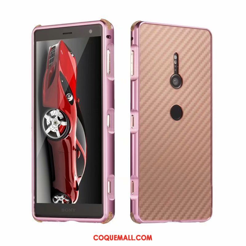 Étui Sony Xperia Xz2 Border Or Modèle Fleurie, Coque Sony Xperia Xz2 Tout Compris Téléphone Portable