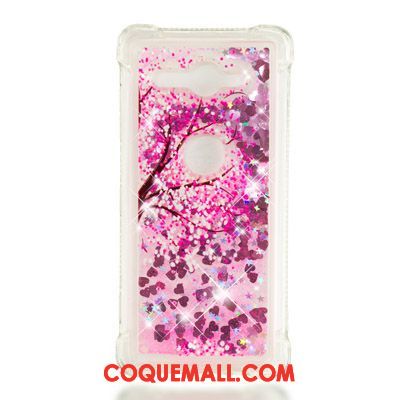 Étui Sony Xperia Xz2 Compact Dessin Animé Rose Silicone, Coque Sony Xperia Xz2 Compact Créatif Téléphone Portable