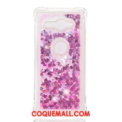 Étui Sony Xperia Xz2 Compact Dessin Animé Rose Silicone, Coque Sony Xperia Xz2 Compact Créatif Téléphone Portable