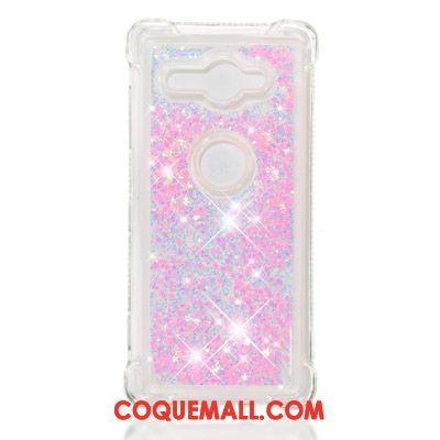 Étui Sony Xperia Xz2 Compact Dessin Animé Rose Silicone, Coque Sony Xperia Xz2 Compact Créatif Téléphone Portable